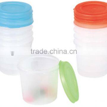 8pcs 350ml small PP disposible food storage container GL12-4