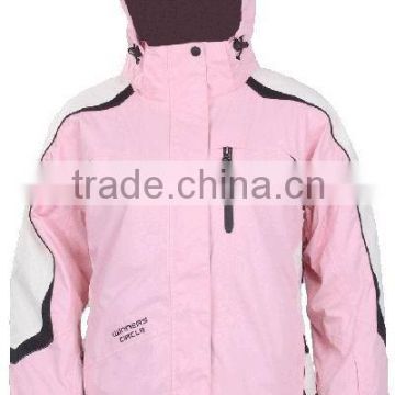 Ladies Skiwear jacket with nylon fabric(WL8112B)