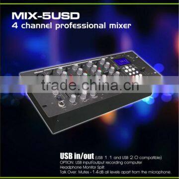 Virtual DJ Midi Controller MIX-5USD 5 channel professional mixer