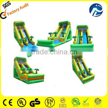 jungle small size inflatable water slide