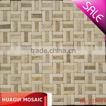 Jordan style rustic stone mosaic for home decoration HG-ST8021