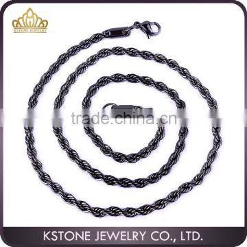 KSTONE 316L Stainless Steel Men's 24 inch Chain Necklace
