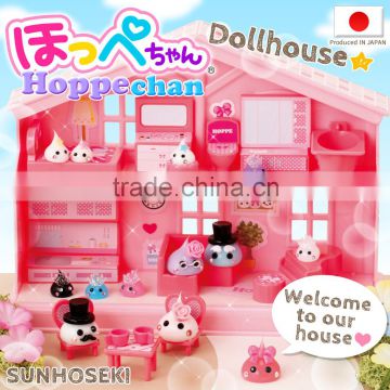 Original and Colorful dolls house miniatures set Hoppe-chan Toy House Sets with multiple functions
