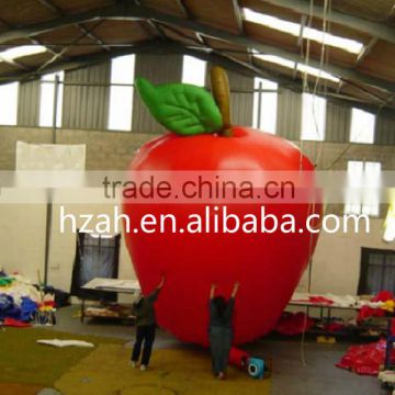 Giant Inflatable Red Apple with Green Leaf