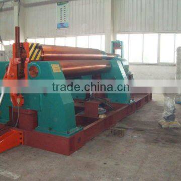 mechanical 3 rolls manual plate bending machine