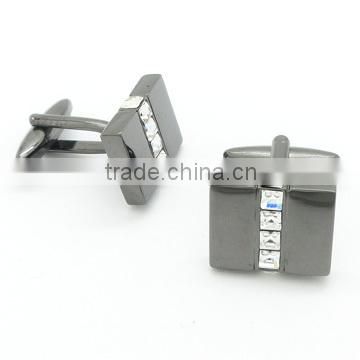 Quick Lead New Style Competitive Price Crystal Cufflink For Mens Shirts
