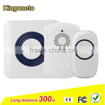 2016 hot sale new products wireless smart flash and vibrating doorbell for deaf,blind & disabled 300m working distance