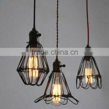 light cage loft vintage pendant light industrial pendant light