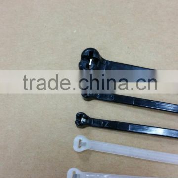 Barb locking stainless steel Nylon 66 cable tie