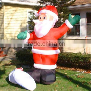 Inflatable Father Christmas for decoration and advertising