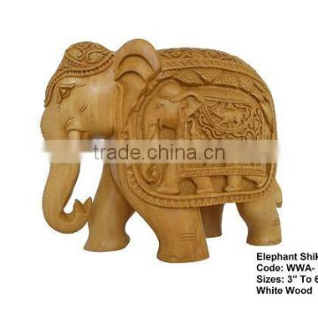 elephant carvings-india/animal wood carving/hanging animal wood carving