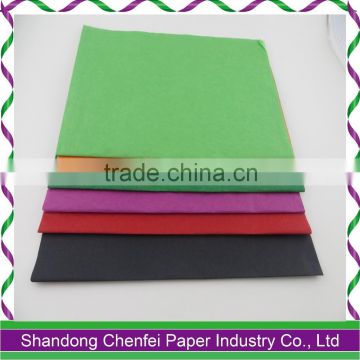 17g MF tissue wrapping 100% virgin wood pulp paper for shoes and clothes packing