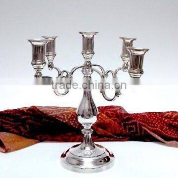 TABLE DECORATION BRASS CANDLE HOLDER