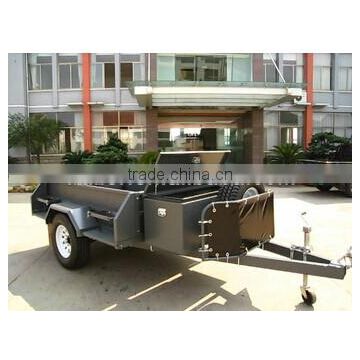 power coated camping trailer
