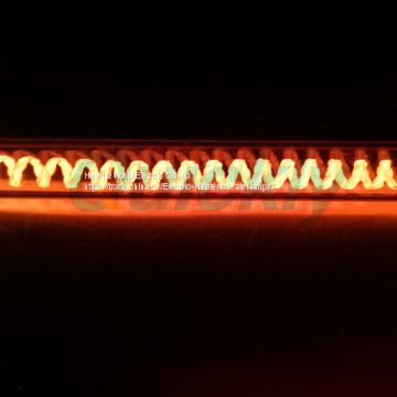 far wavelength carbon fiber medium wave infrared heater lamps
