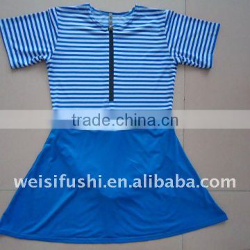 Latest Girls Stripe beachwear dresses