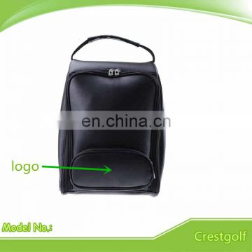 Factory Wholesale Custom Cheap PU Leather Golf Shoe Bag
