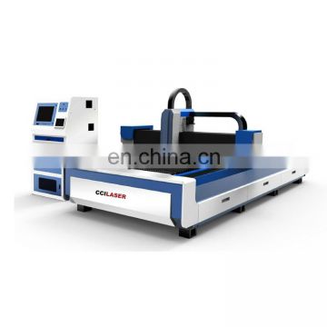Aluminum Copper 3015  fiber laser 1 kw cutting machine with Raycus laser source for metal cutting