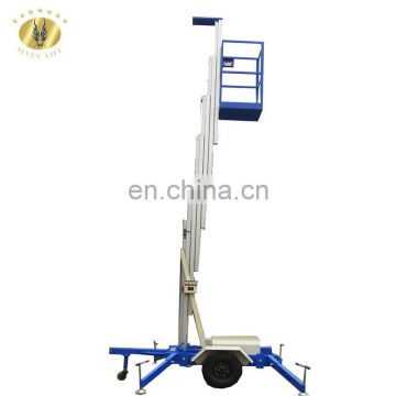 7LSJLI Shandong SevenLift hydraulic vertical electric aluminum telescopic one man lift