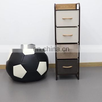 Customized 5L-402 Wholesale Fabric Printing Drawer Dresser Storage Tower 3 Drawers Vertical Chest Home Furniture