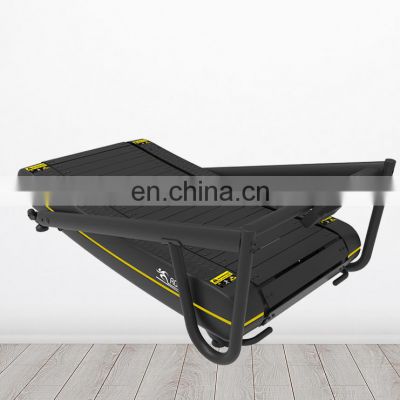 new design mini Folding treadmill home fitness equipment self-powered curved manual Running machine