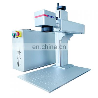 Good characterr portable type fiber laser marking machine, Chinese TIPTOPLASER 20w fiber laser marker