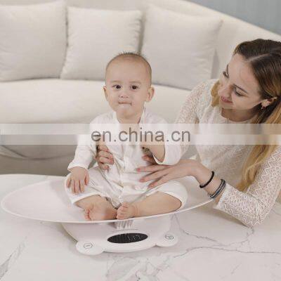 Full ABS Design Multifunction CE Lightweight Adult and Baby Scale With LED Display