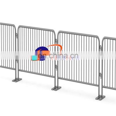 Heavy Duty Interlocking Steel Barricade Galvanized Crowd Control Barriers Temporary Fence low price