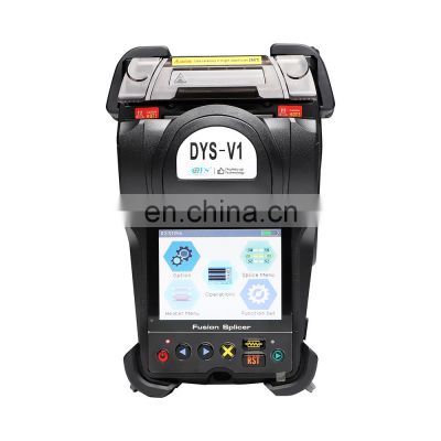 Wholesale Price Automatic Splicing Machine DYS-V1 Optical Fiber Fusion Splicer 6S FTTX Touch Screen & Keypad Operation 3S 15-30S