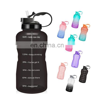 2021 new arrival  eco friendly sports hiking camping portable big capacity poly clear blank fitness bottle