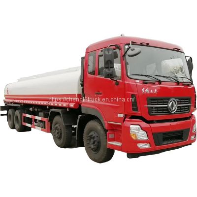 Dongfeng 8x4 12 wheel 7000 gallon 27cbm mobile water tanker transport truck