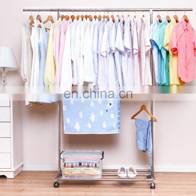 New product single-pole metal garment hanging clothes rack