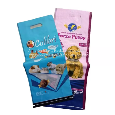 Custom Printed Plastic PP Woven Chicken Feed Packaging Bag