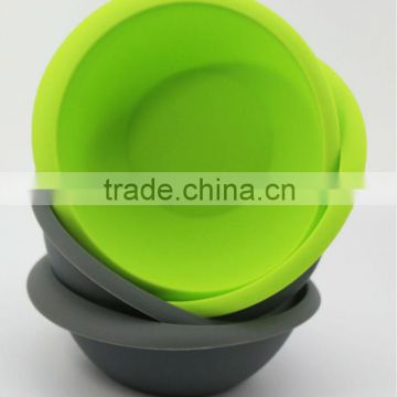 Flexible And High Heat Resistance Silicone Salad Bowl