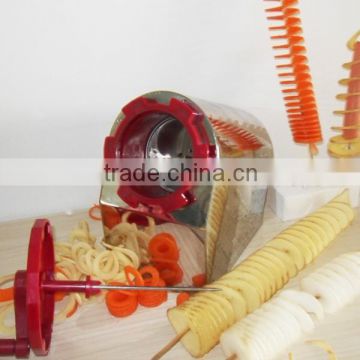 Spiral potato chips twister slicer cutter tornado twist machine for batata
