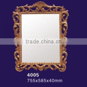 Newest design polyurethane PU decoration material frame mirror from Guangdong