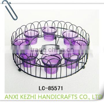 LC-85571 House wedding decorative gift iron metal tealight Candle Holder