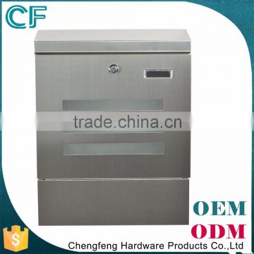 Cast Stainless Steel Wall Mounted 304 Card Post Box
