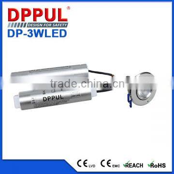 3W 3.6V 3Ah Ni-Cd Battery IP20 High Lumen Emergency Downlight