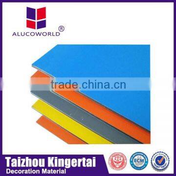 Alucoworld customized acp design plastic honeycomb interior aluminum construction material aluminium composite panel