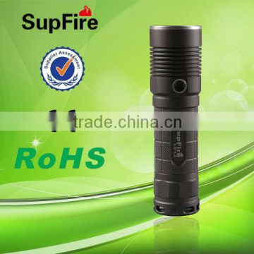 Hot sale high quality SupFire L5 aluminum waterproof high power rechargeable led flashlight