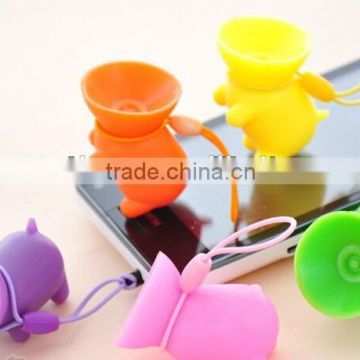 hot selling cute silicone suction phone holder