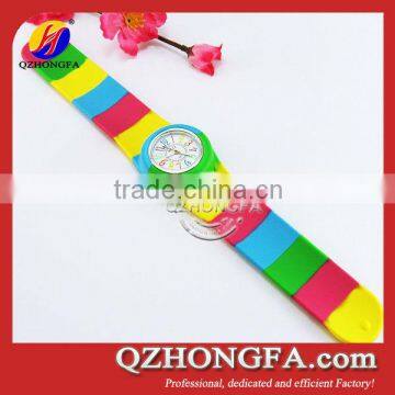 Cheap Wholesale Kids Slap Watches Silicone Jelly Watches Silicone Jelly Silicone Watch