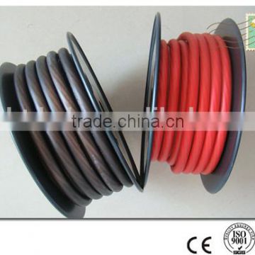 High quality 0AWG red and black car power cable