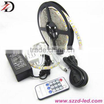 SMD5050 Warm White LED Strips, 60LEDs/m Dimmable Waterproof LED Strip Set with Blister Pack