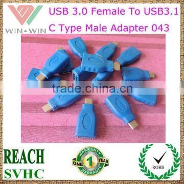 Brand Newest USB 3.0 Female To Type C USB 3.1 Adapter 043