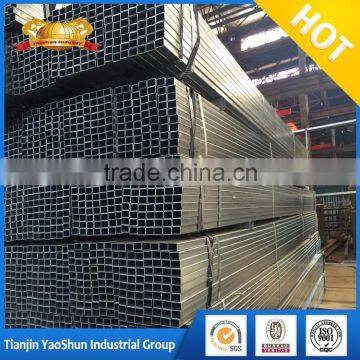Thick Wall Welded pre glavanized Square Steel Tube/ thick wall gi pipe