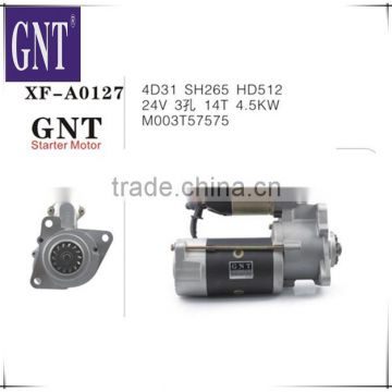 excavator SH265 HD512 4D31 starter motor
