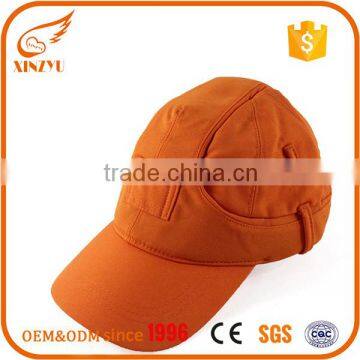 Top quality mesh unique orange sport cap for outdoor