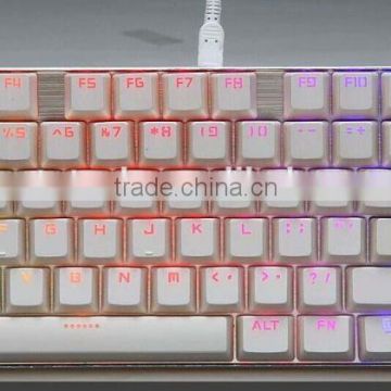 RGB Backlit Wired Mechanical Gaming Keyboard with Blue Switches